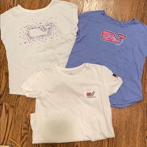 Girls large (14) vineyard vines shirts